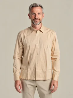 Chemise Manches Longues Pierre Talamon Beige
