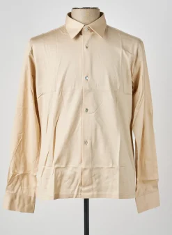 Chemise Manches Longues Pierre Talamon Beige
