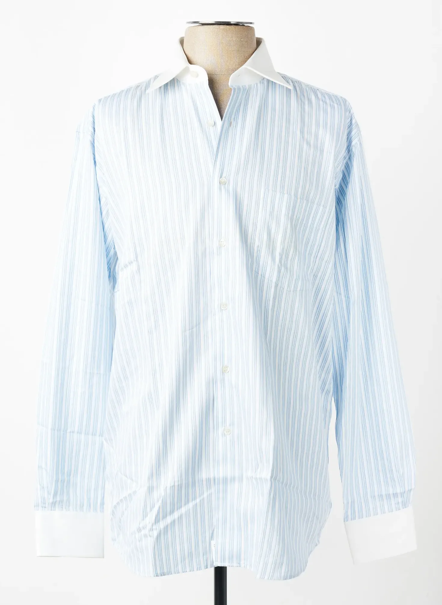 Chemise Manches Longues Pierre Cardin Bleu