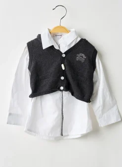 Chemise Manches Longues 3 Pommes Blanc