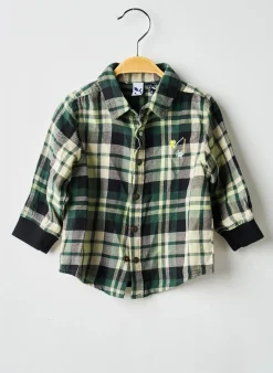 Chemise Manches Longues 3 Pommes Vert
