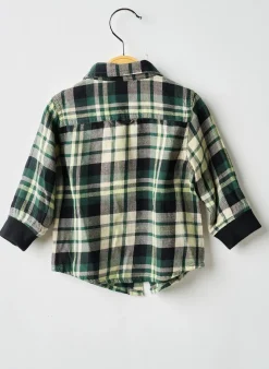 Chemise Manches Longues 3 Pommes Vert