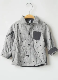 Chemise Manches Longues 3 Pommes Gris