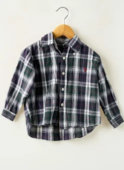 Chemise Manches Longues Ralph Lauren Bleu