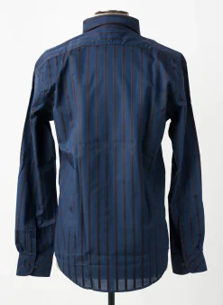 Chemise Manches Longues Serge Blanco Bleu