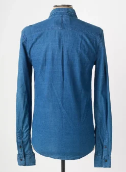 Chemise Manches Longues Superdry Bleu