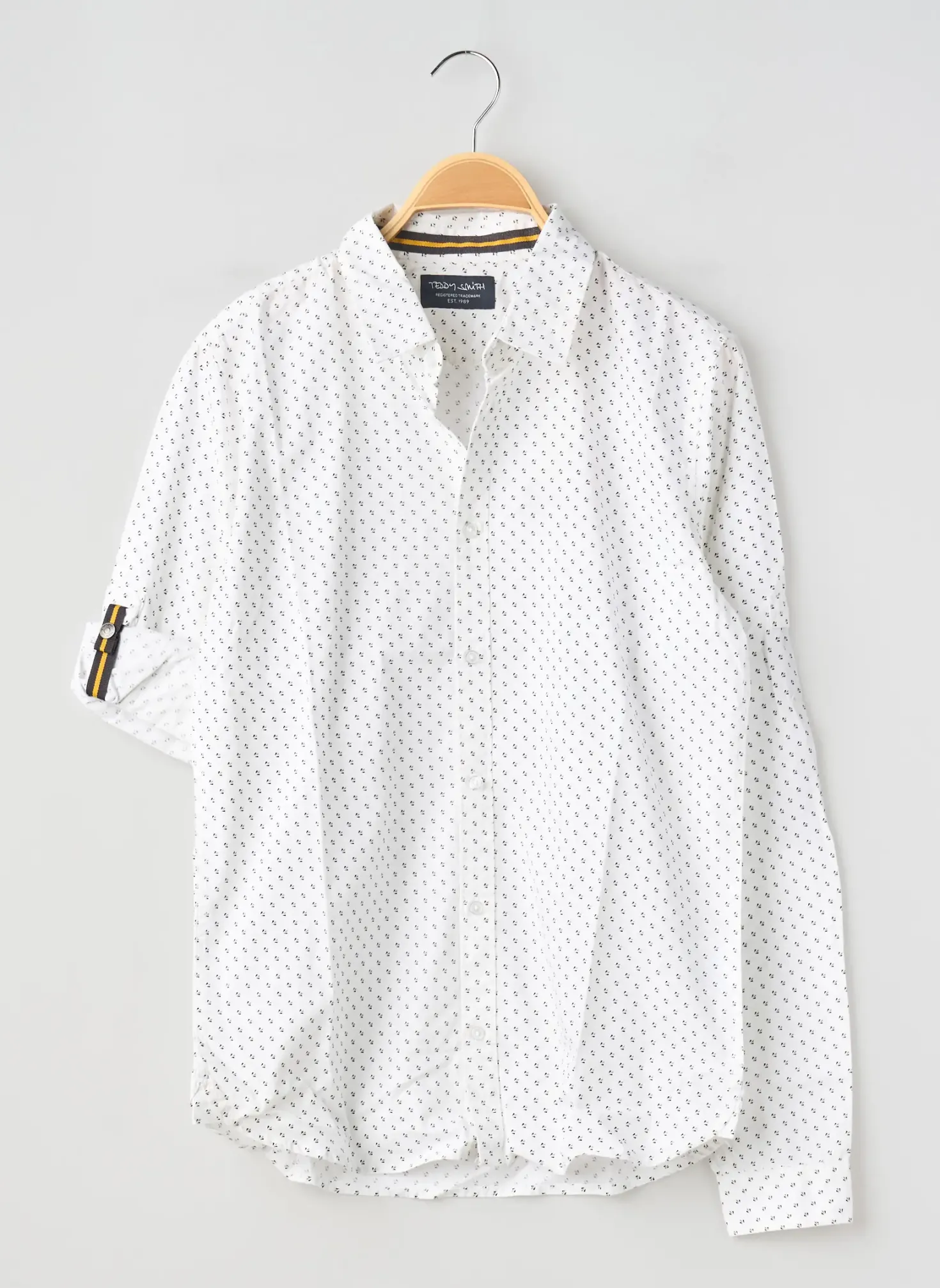 Chemise Manches Longues Teddy Smith Blanc