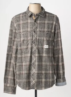 Chemise Manches Longues Teddy Smith Gris