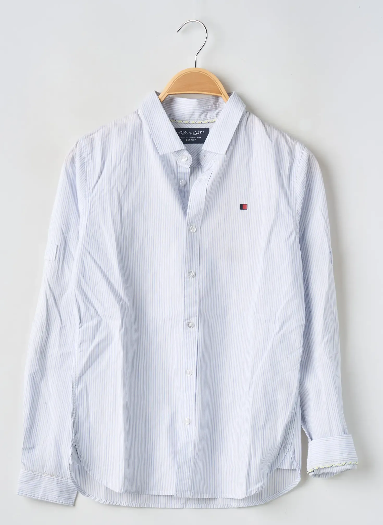 Chemise Manches Longues Teddy Smith Bleu