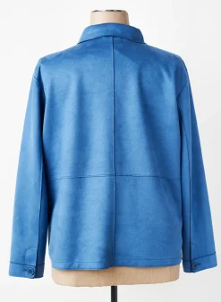 Chemisier Barbara Lebek Bleu Manches Longues