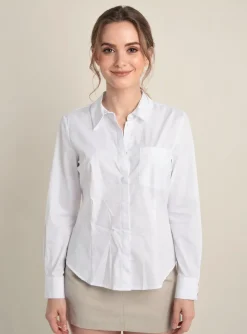 Chemisier Eva Kayan Blanc Manches Longues