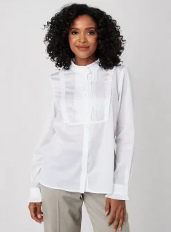 Chemisier Molly Bracken Blanc Manches Longues