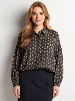 Chemisier Molly Bracken Noir Manches Longues