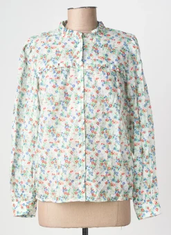 Chemisier Pepe Jeans Vert Manches Longues