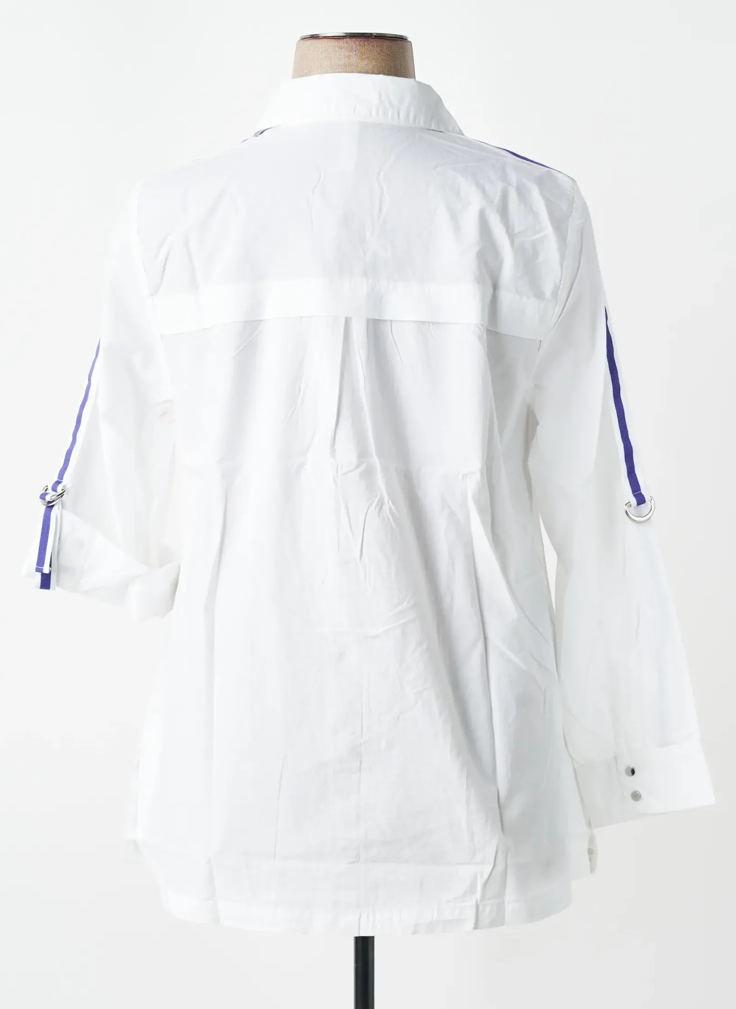 Chemisier Sheego Blanc Manches Longues