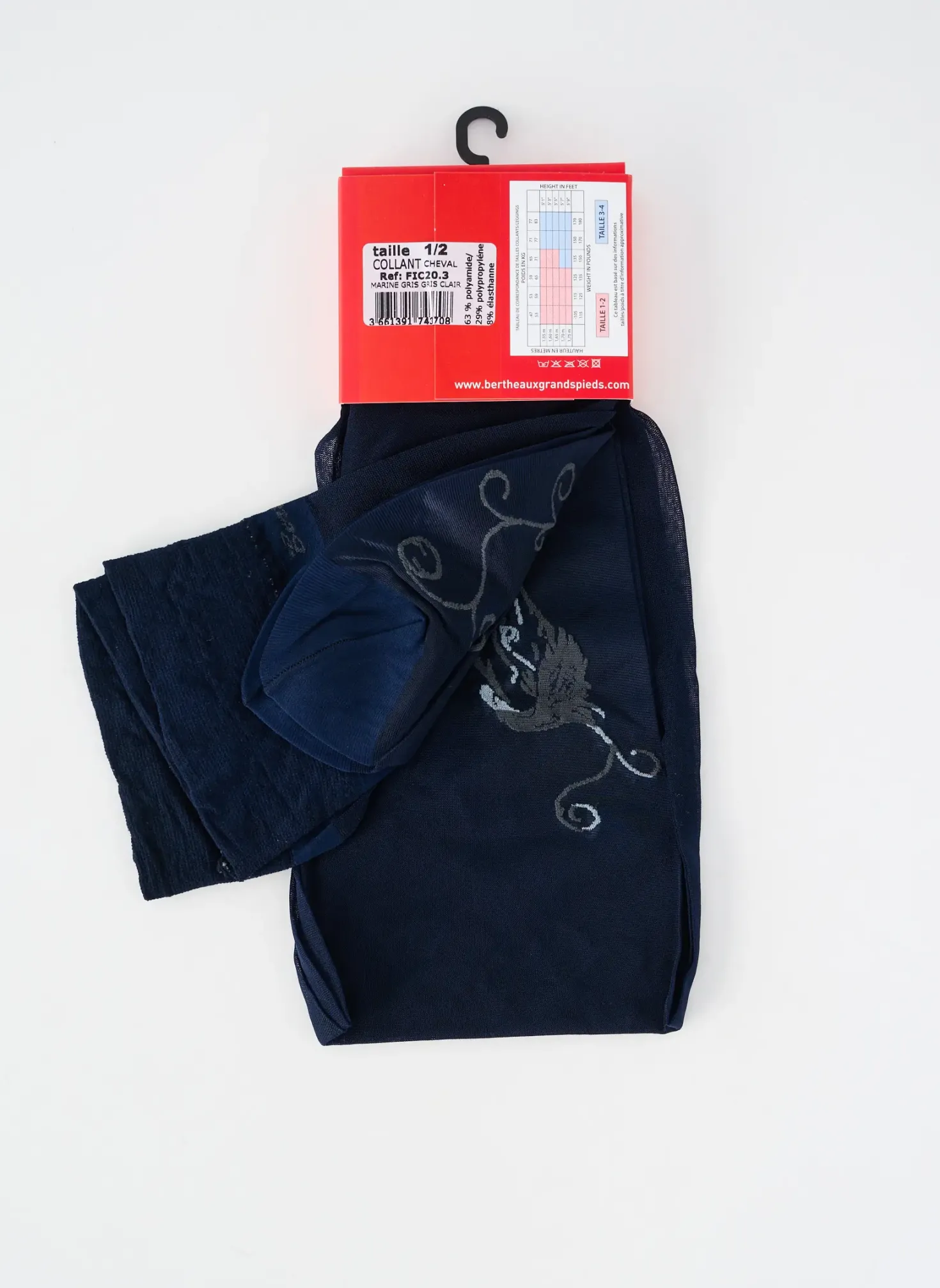 Collants Berthe Aux Grands Pieds Bleu