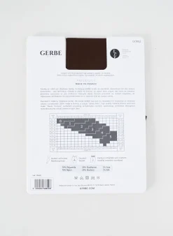 Collants Gerbe Marron