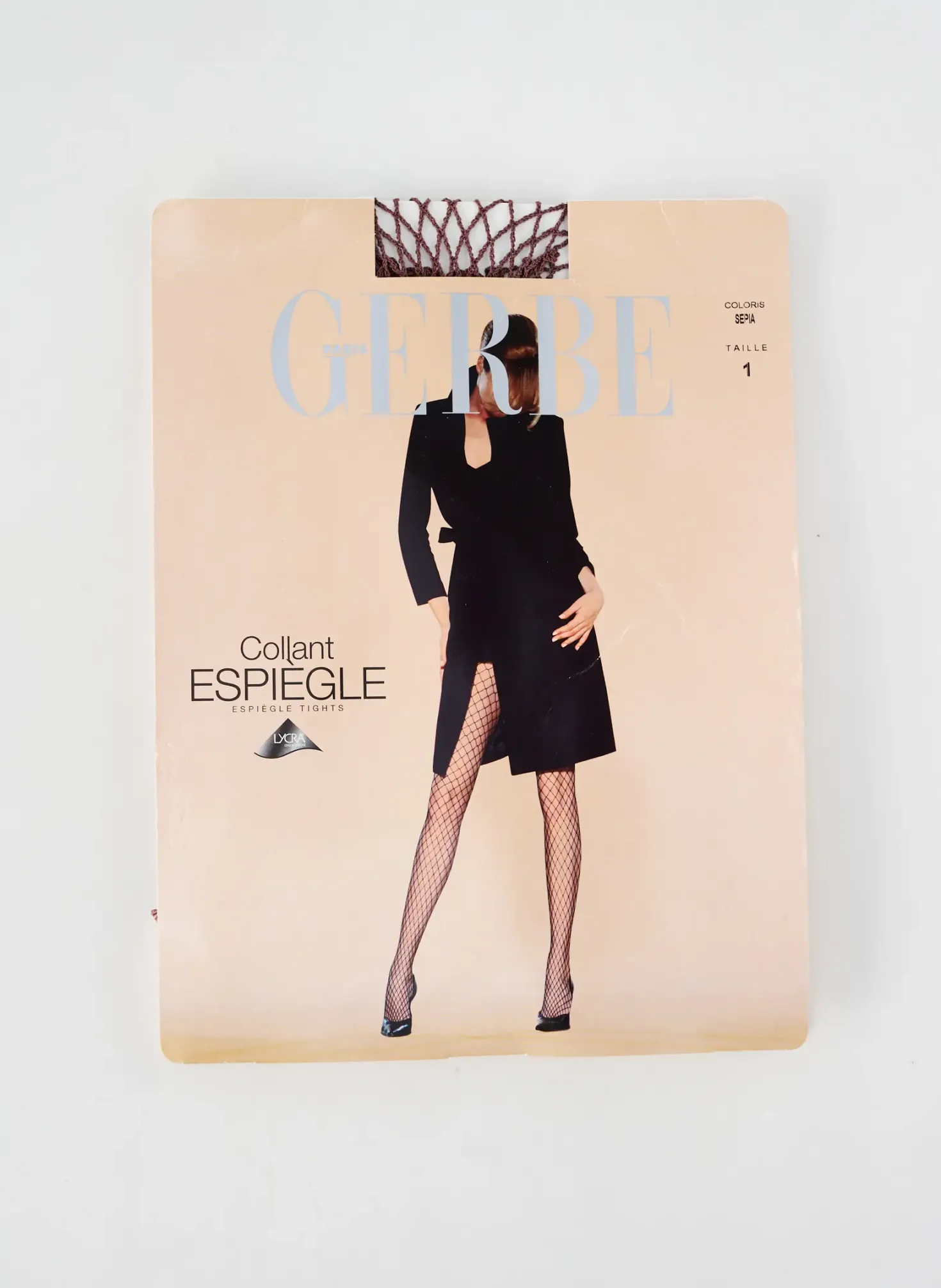 Collants Gerbe Marron Fonce