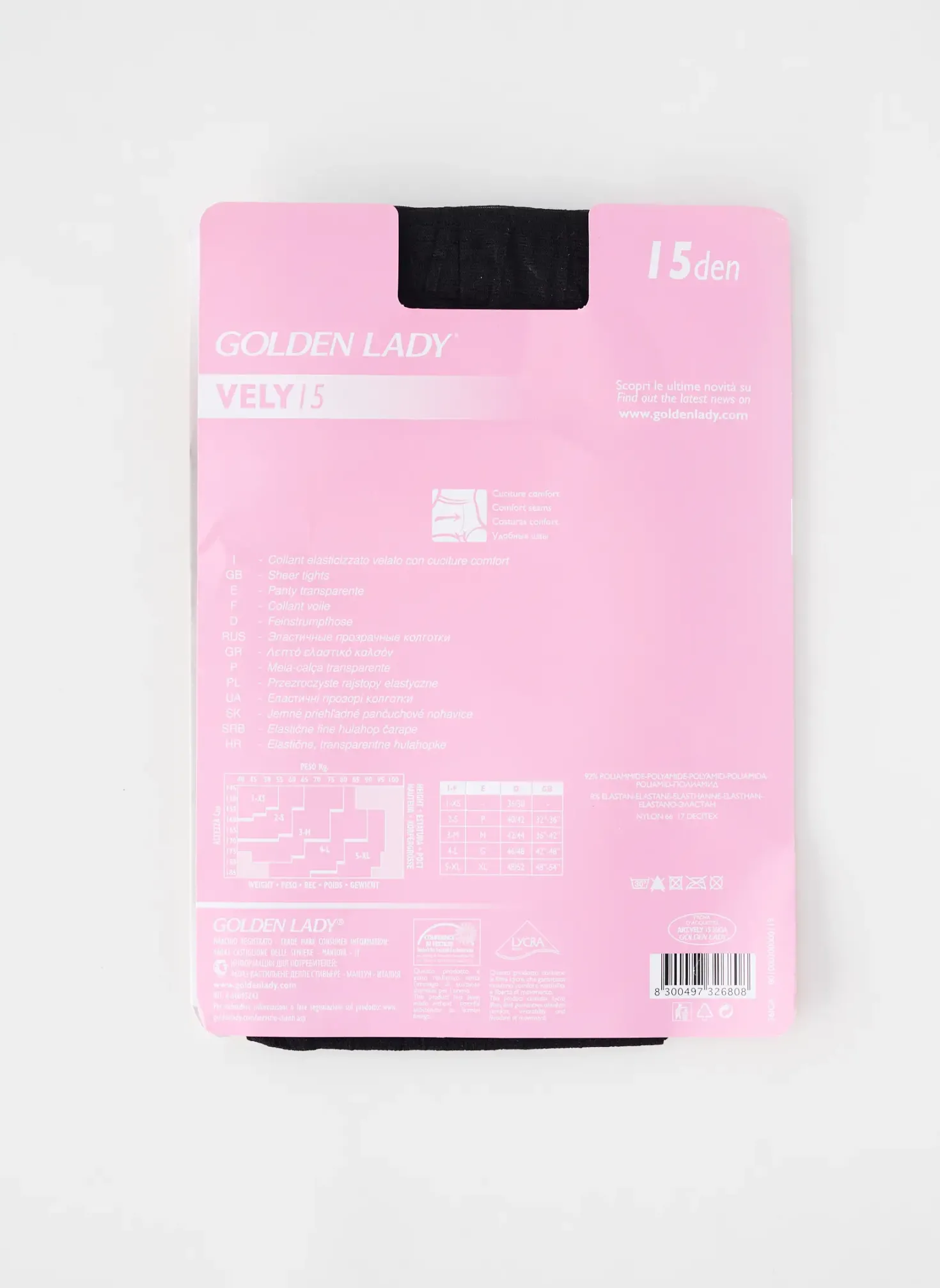 Collants Golden Lady Noir