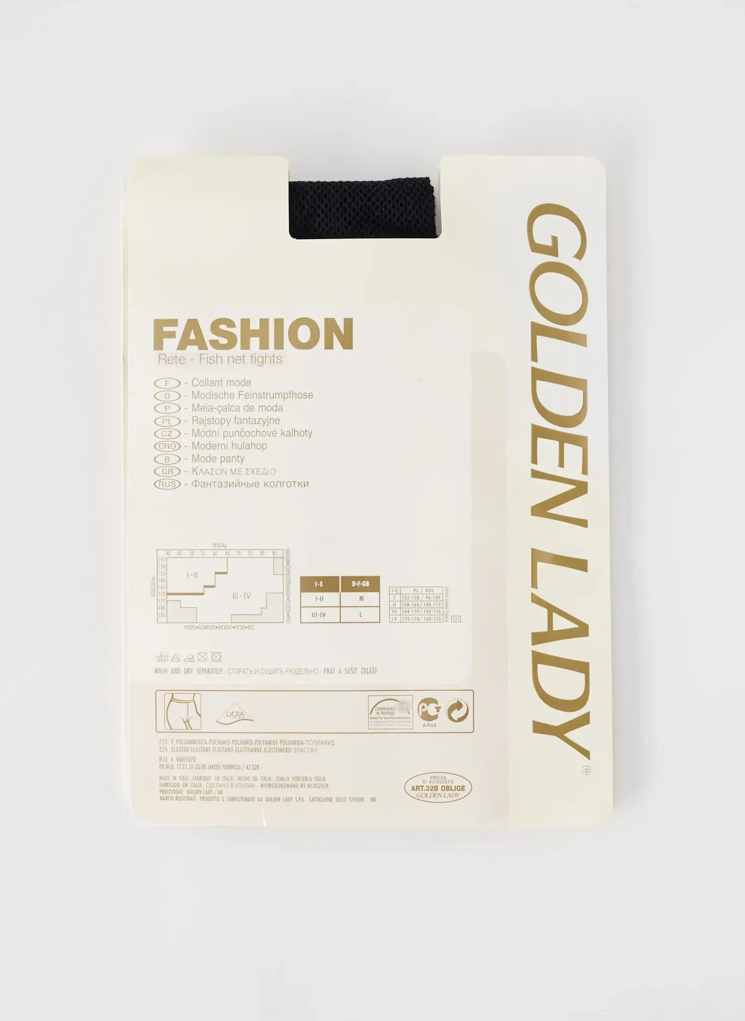Collants Golden Lady Noir