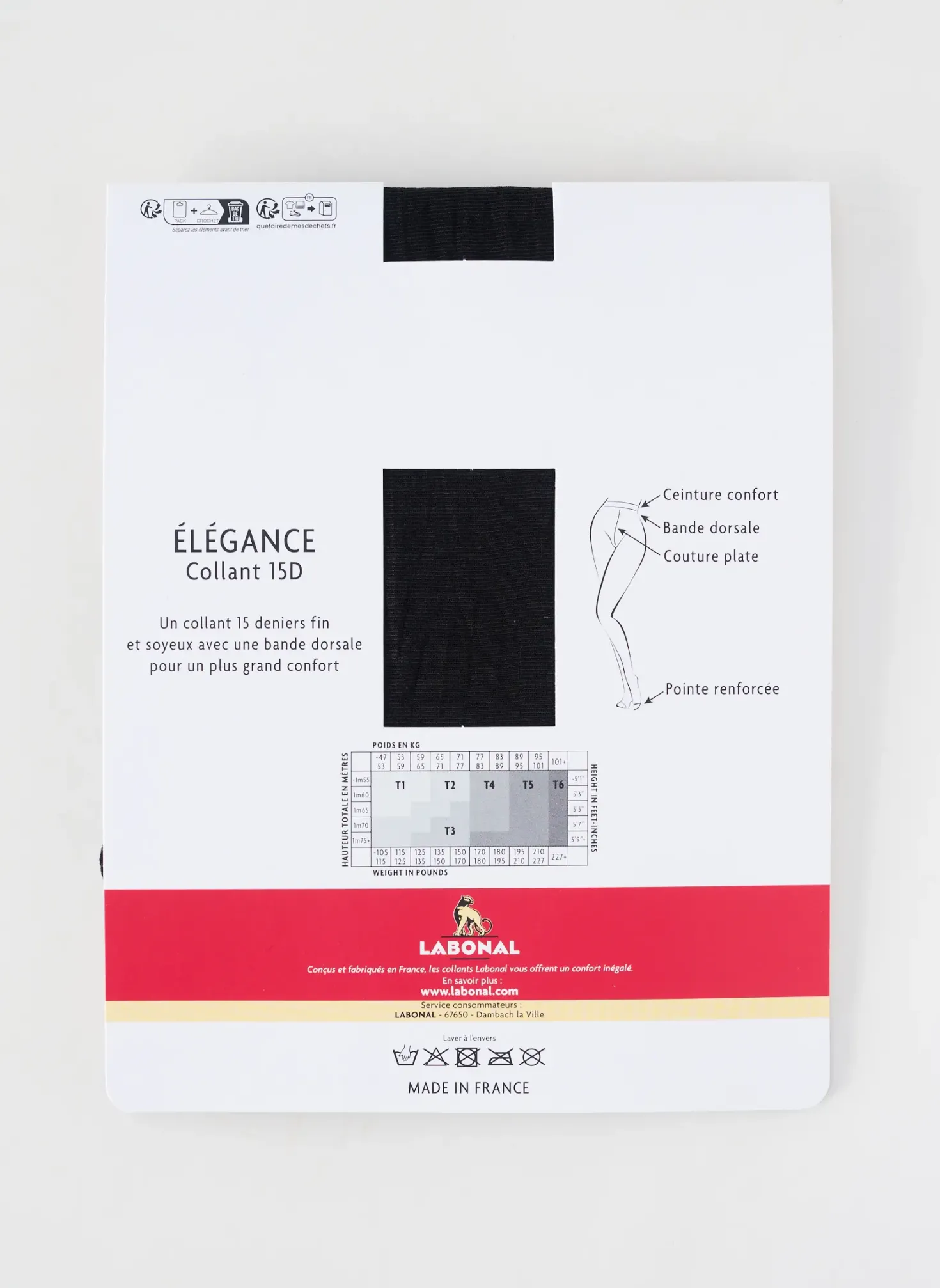 Collants Labonal Noir