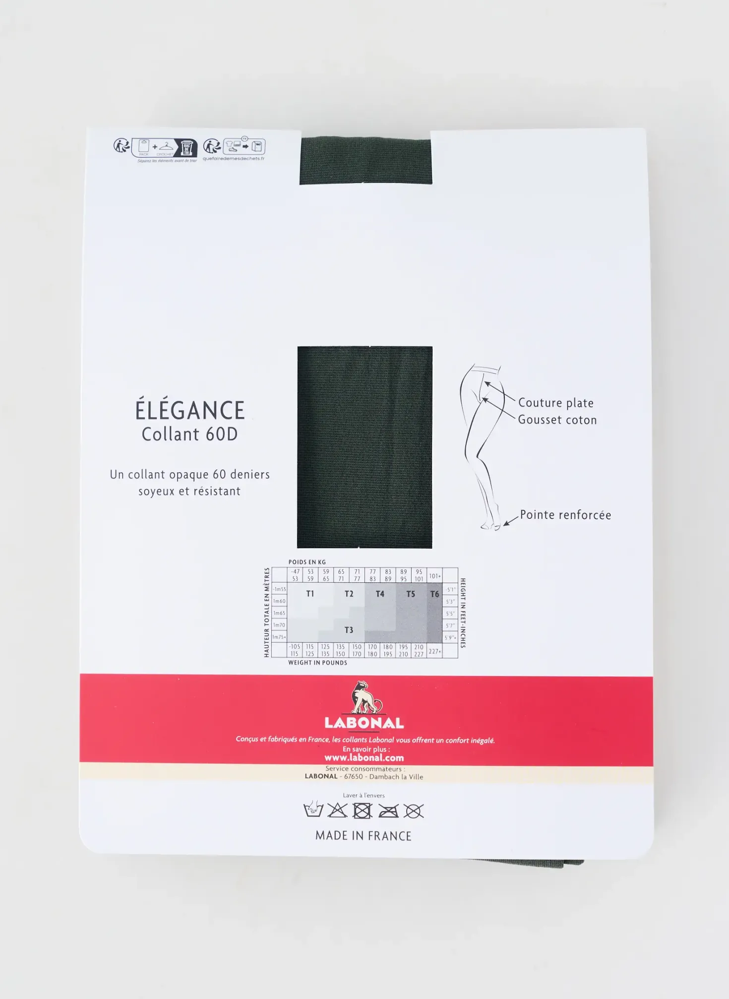 Collants Labonal Vert