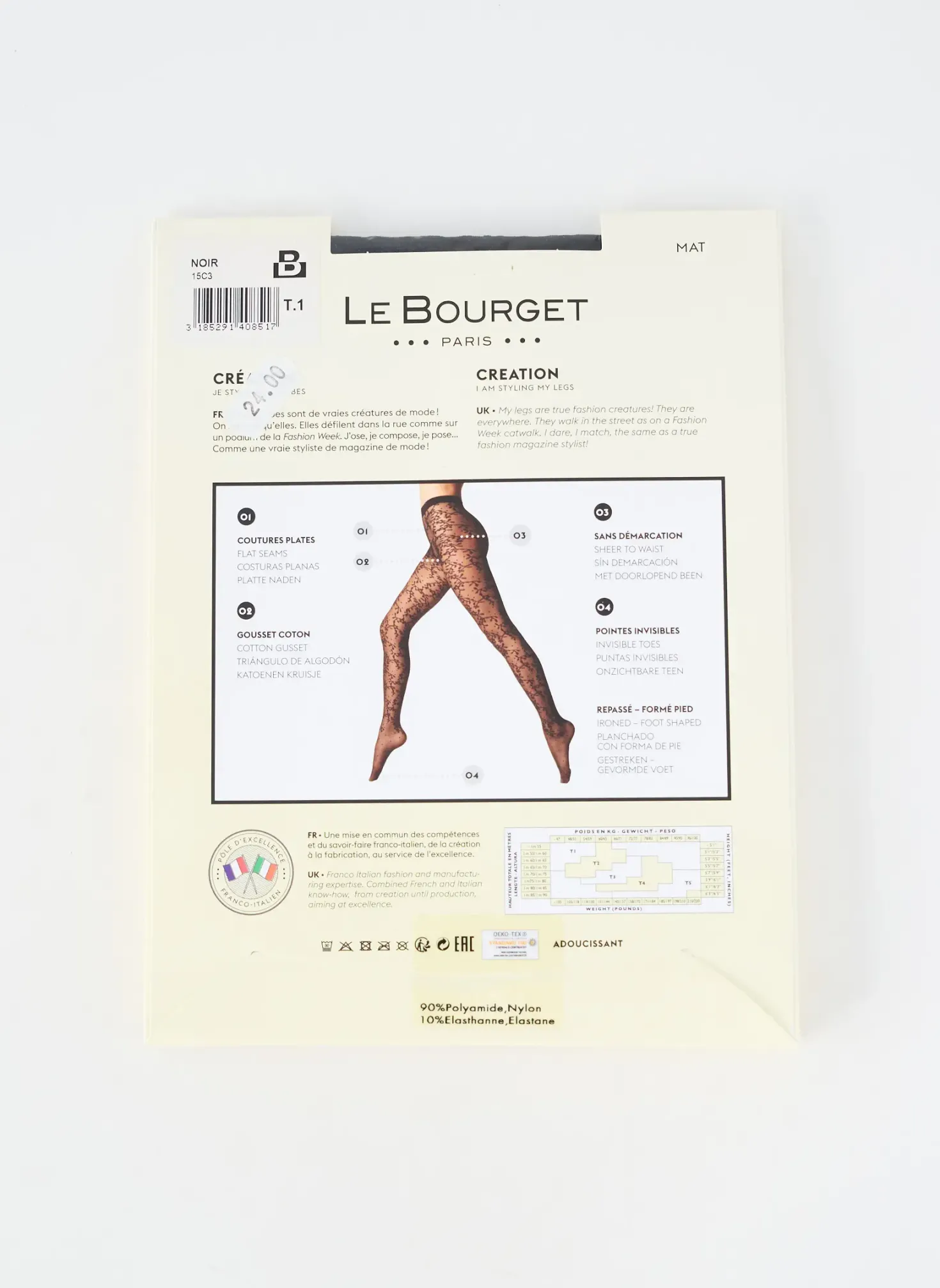 Collants Le Bourget Noir