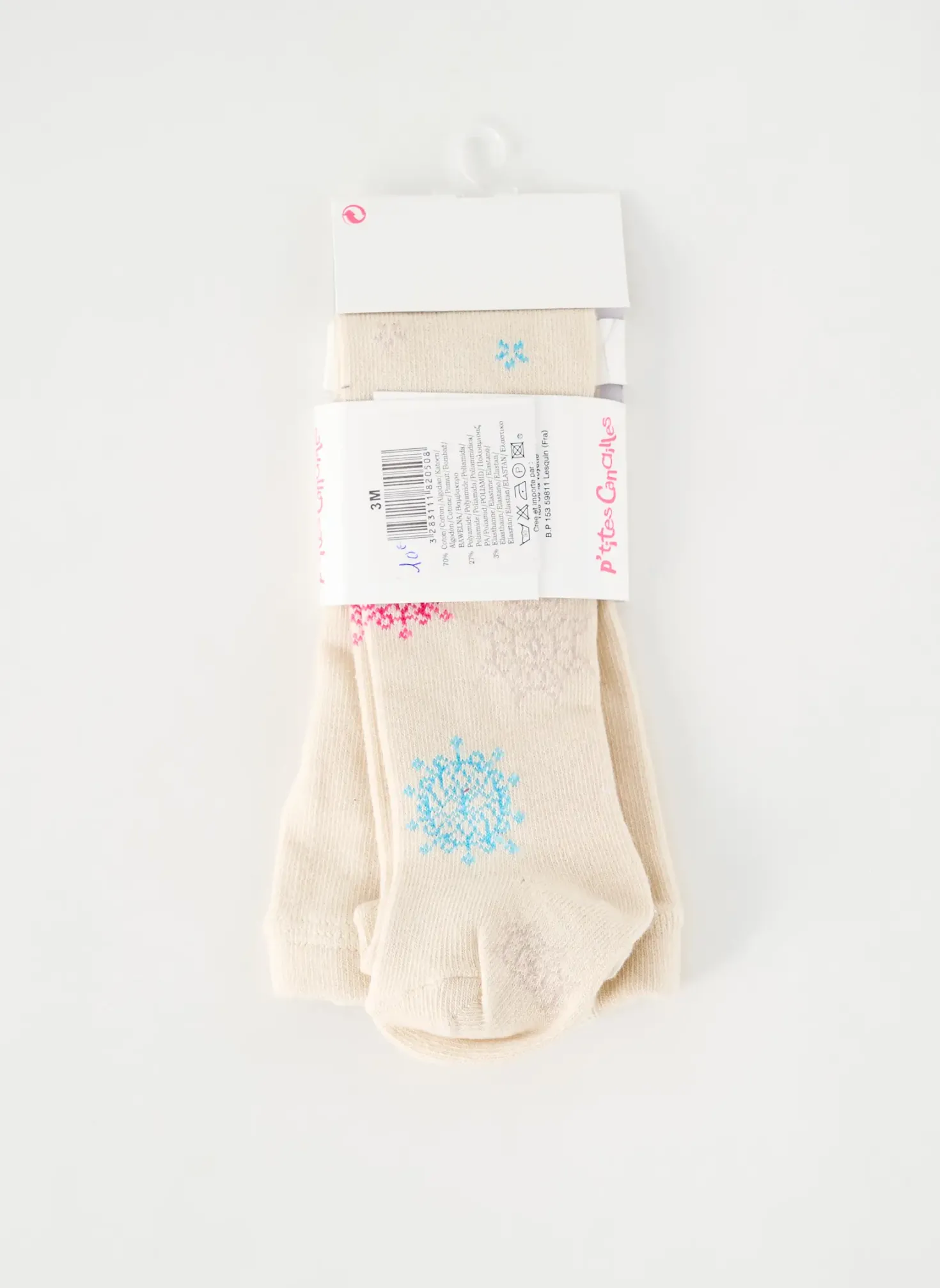 Collants P'tites Canailles Beige