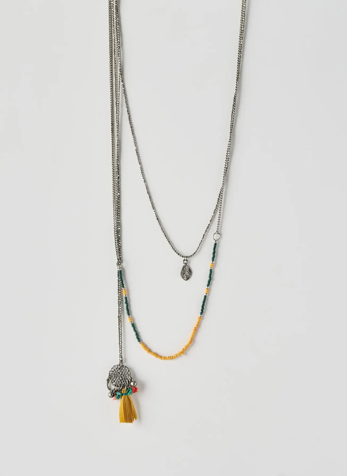Collier La Fee Maraboutee Jaune