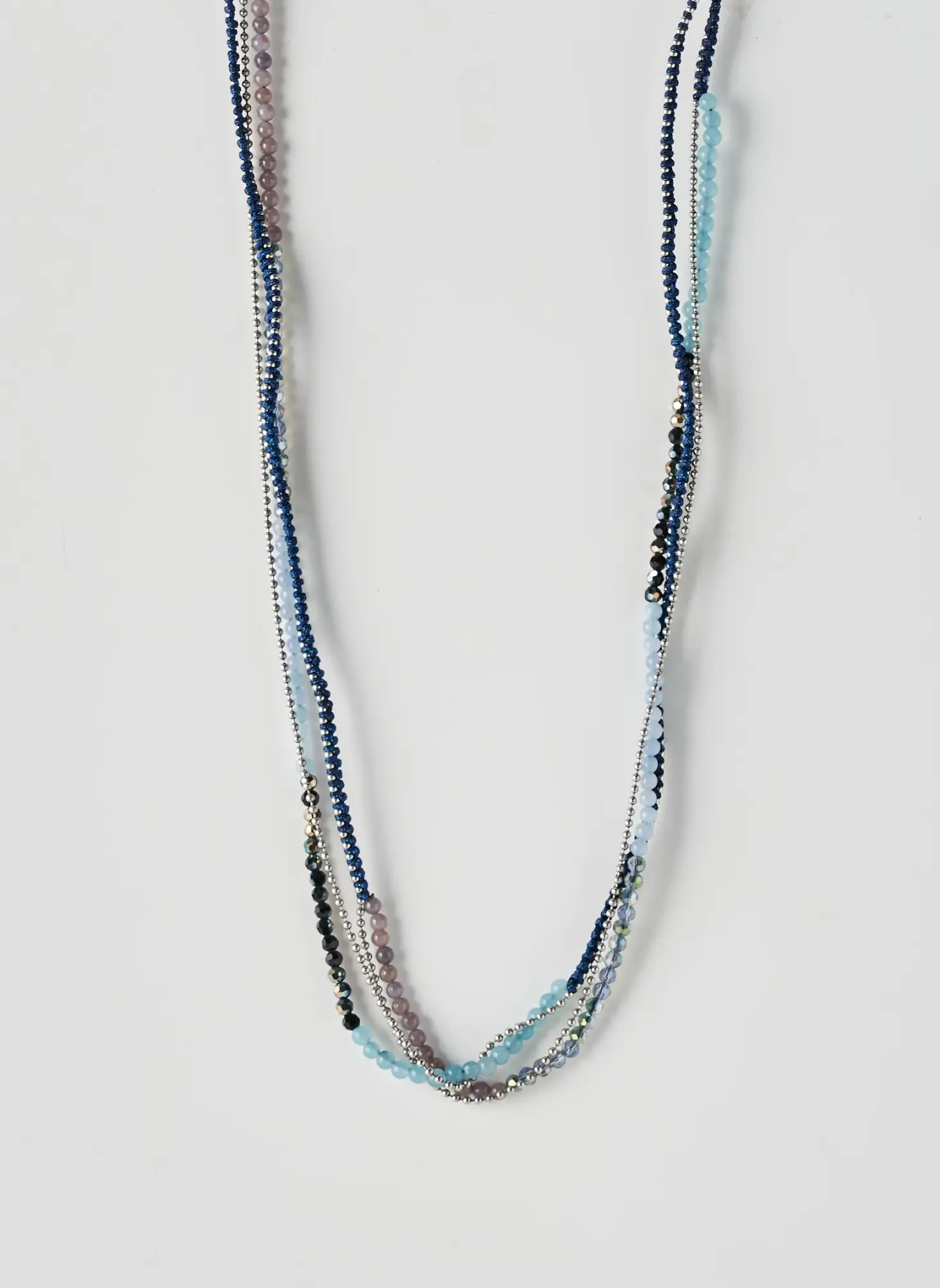 Collier Shan-shan Bleu