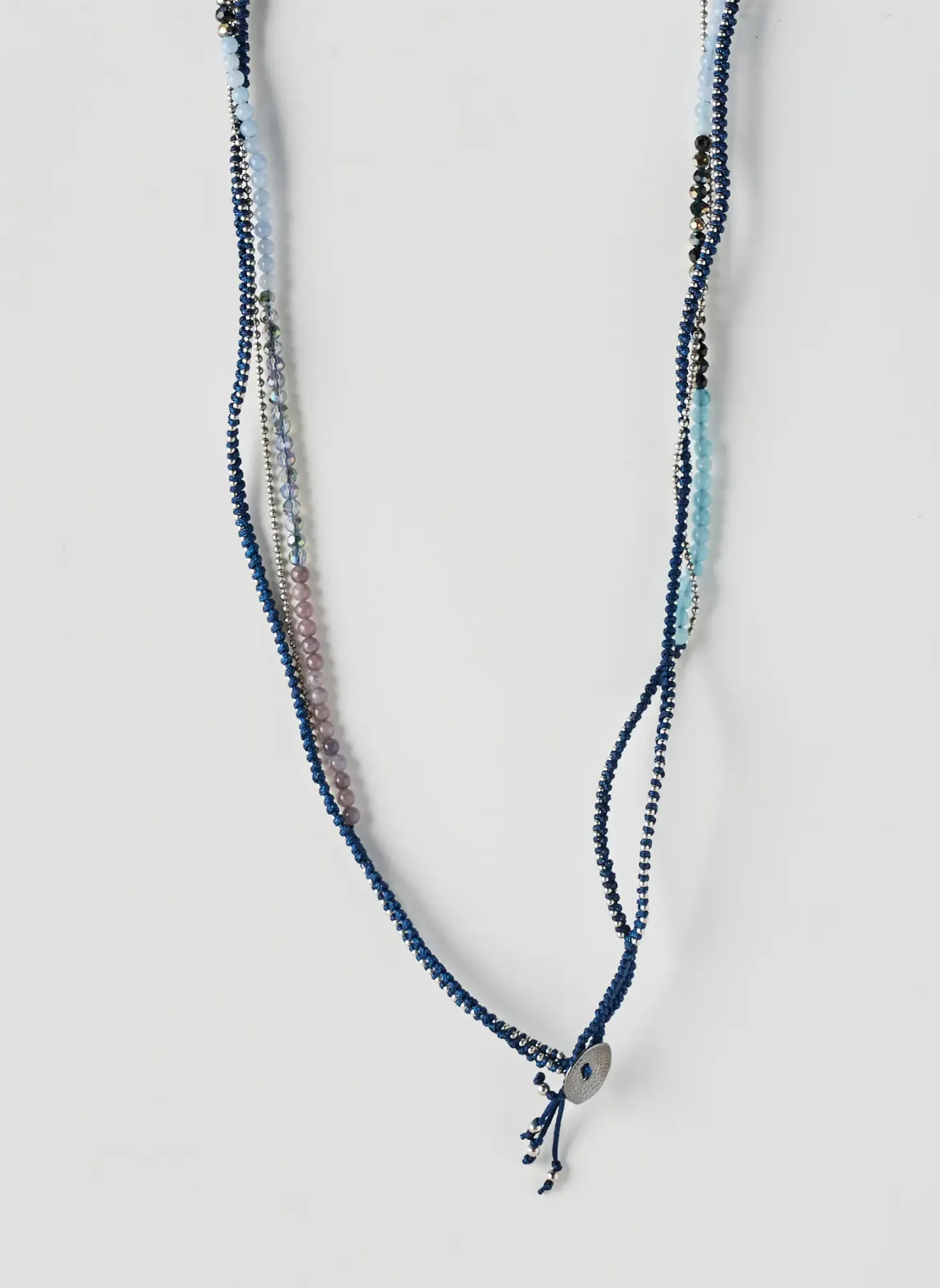 Collier Shan-shan Bleu