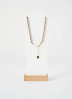 Collier Zag Beige