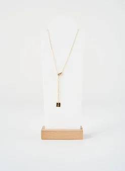 Collier Zag Bleu Fonce