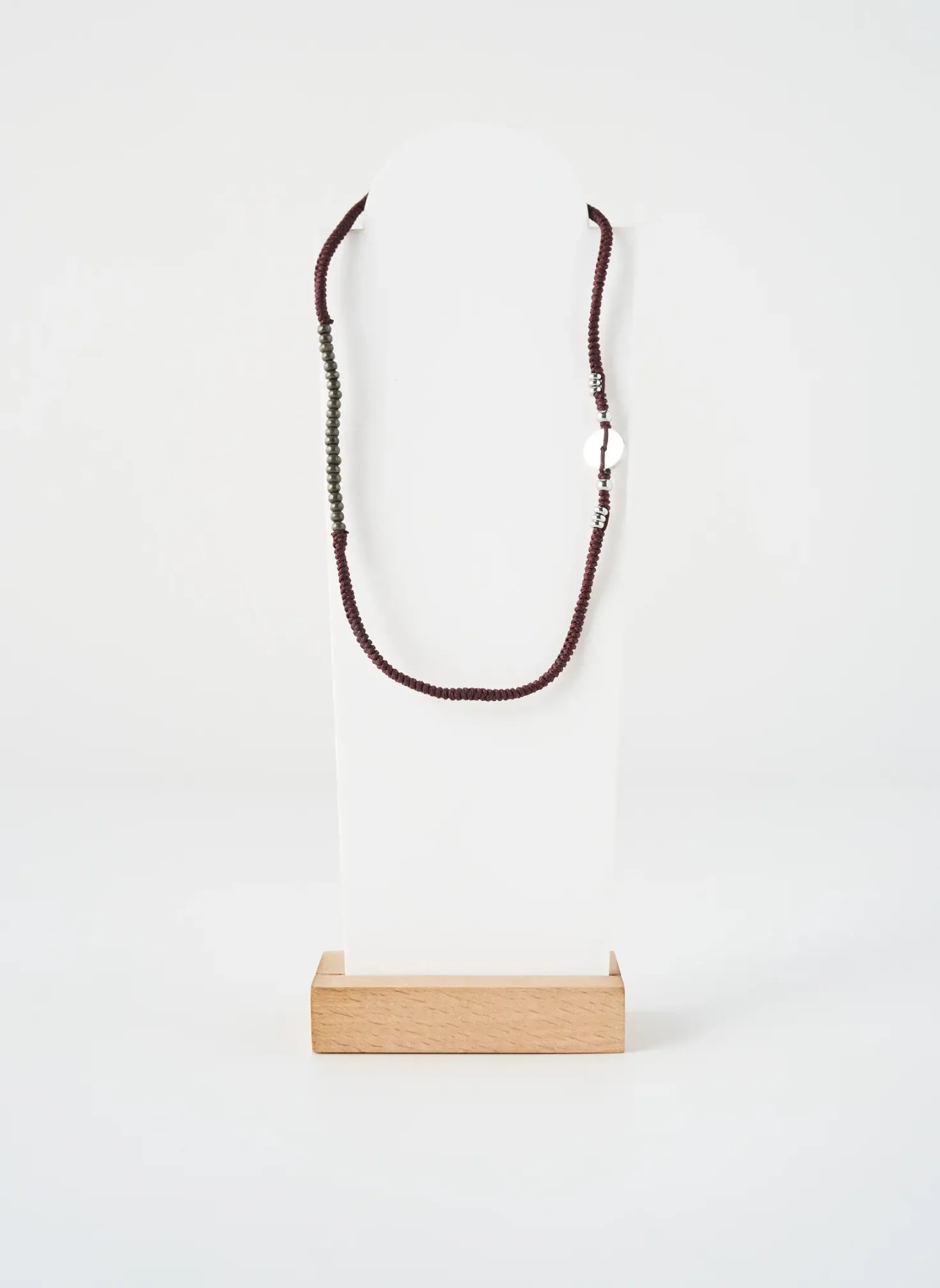 Collier Zag Marron