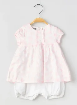 Combi-pantalon Absorba Rose Manches Courtes