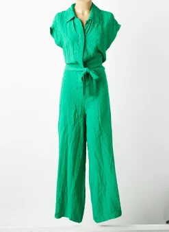Combi-pantalon Astrid Black Label Vert