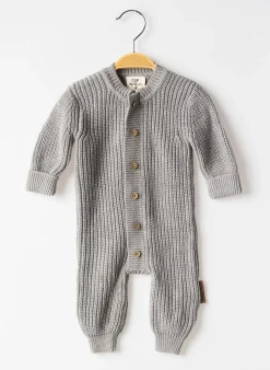 Combi-pantalon Baby's Only Gris Manches Longues