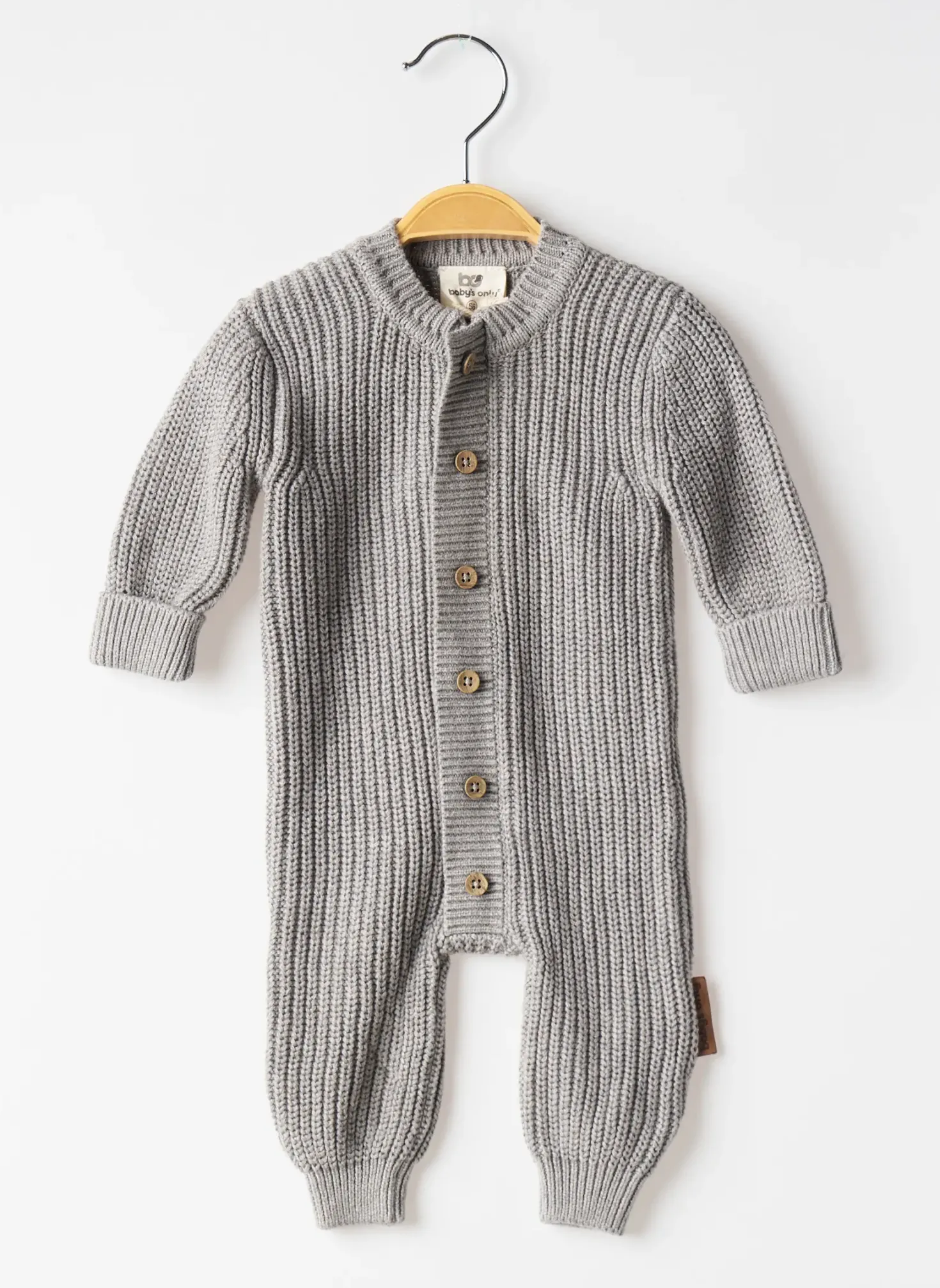 Combi-pantalon Baby's Only Gris Manches Longues