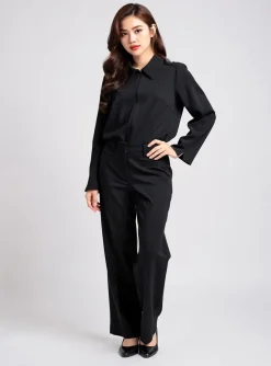 Combi-pantalon Ba&sh Noir Manches Longues