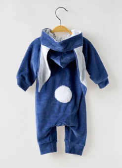 Combi-pantalon Bb And Co Bleu Manches Longues