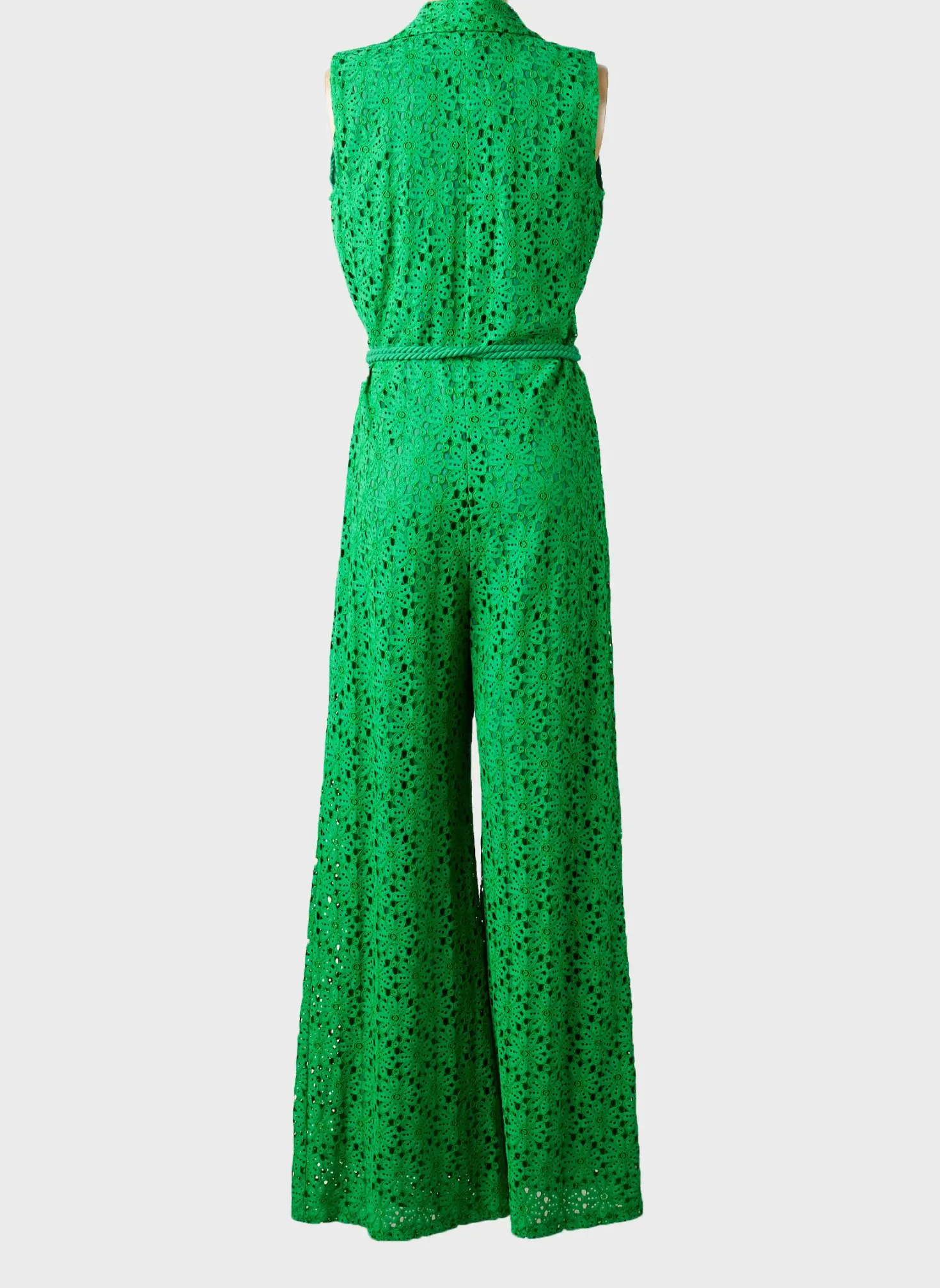 Combi-pantalon Caroline Biss Vert Sans Manche