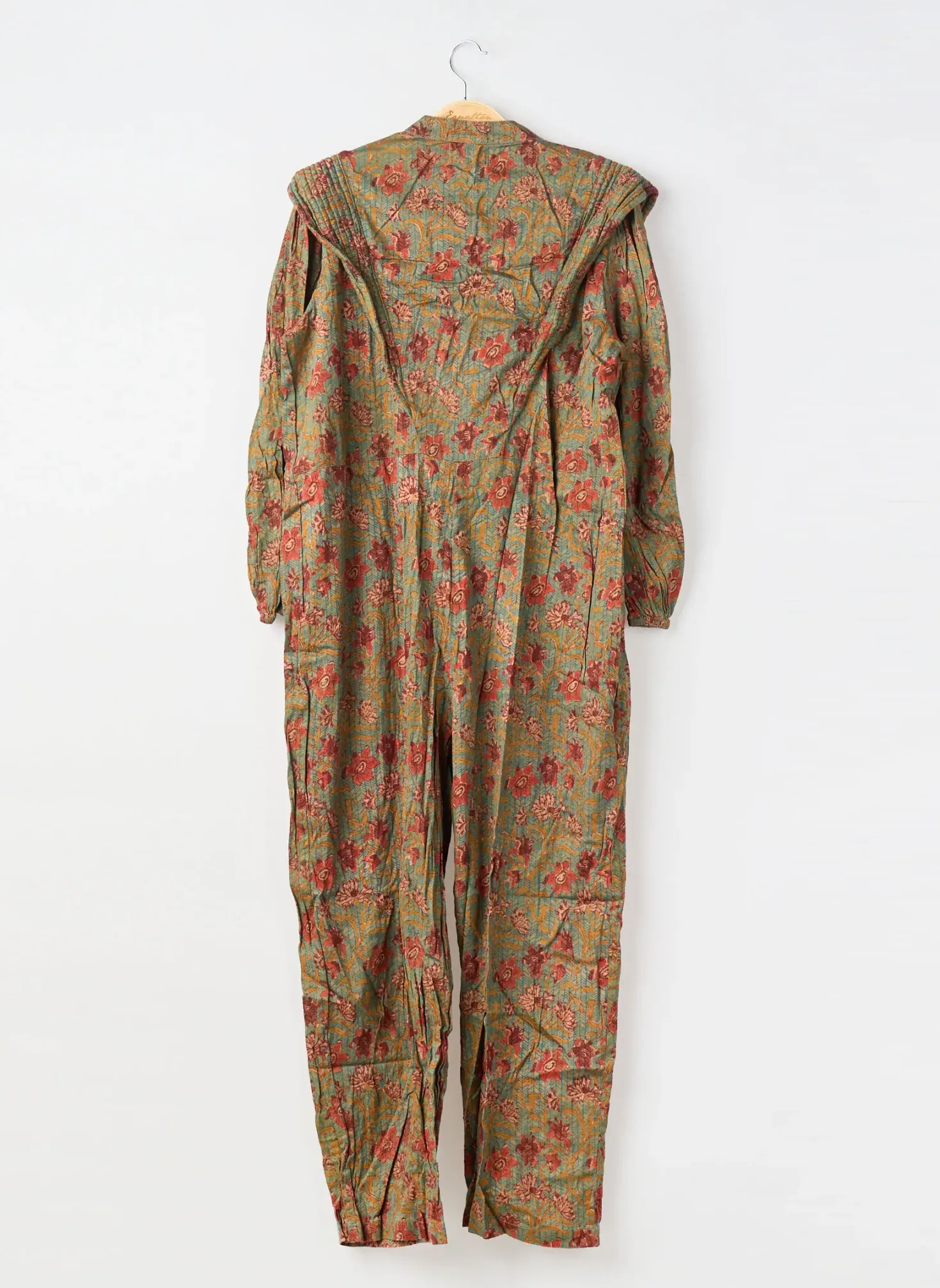 Combi-pantalon Cherubina Vert Manches Longues