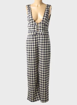 Combi-pantalon Cider Bleu Sans Manche