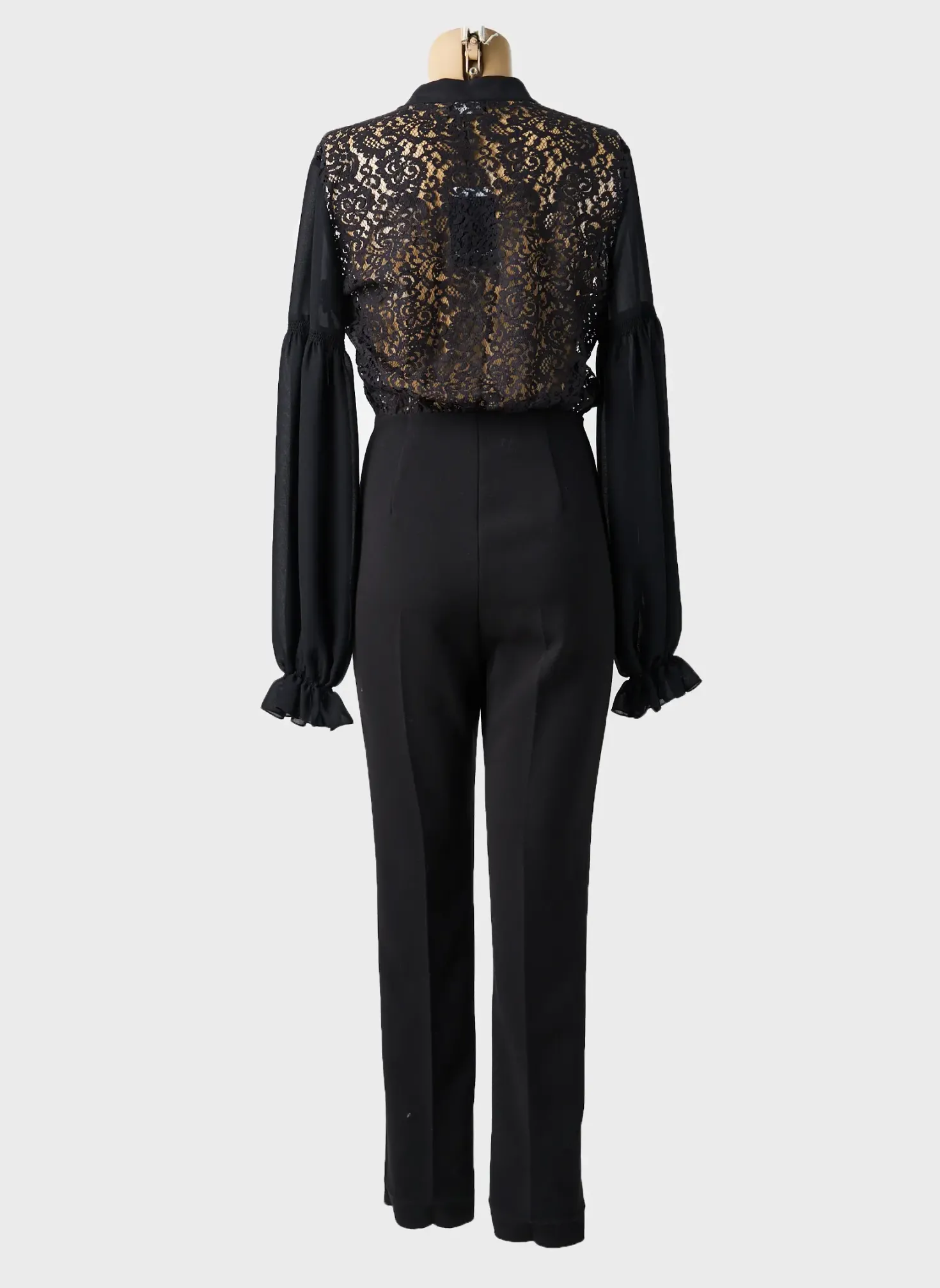 Combi-pantalon Ermanno Scervino Noir Manches Longues