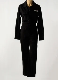 Combi-pantalon Happy Noir Manches Longues