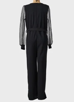 Combi-pantalon Jolifly & Justine Y Noir Manches Longues