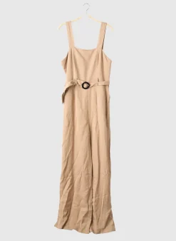 Combi-pantalon Kocca Beige Fines Bretelles