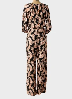 Combi-pantalon La Petite Etoile Noir Manches Longues