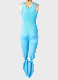 Combi-pantalon Les Poulettes Fitness Bleu Sans Manche