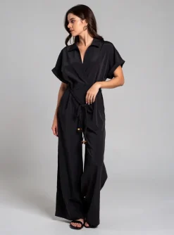 Combi-pantalon Mango Noir